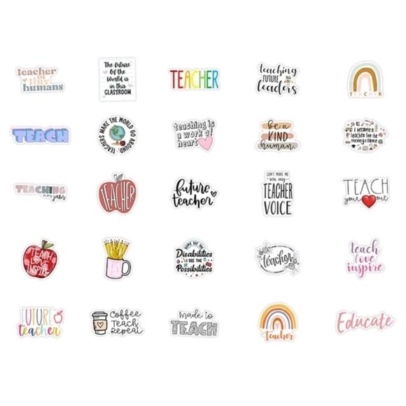 Assorted Teacher Stickers - Picture 4 of 6